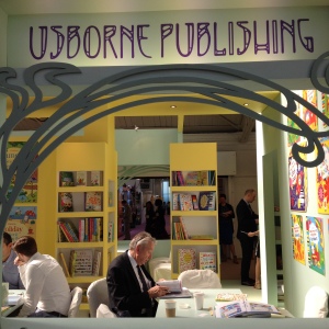A beautiful stall by Usborne Publishing.
